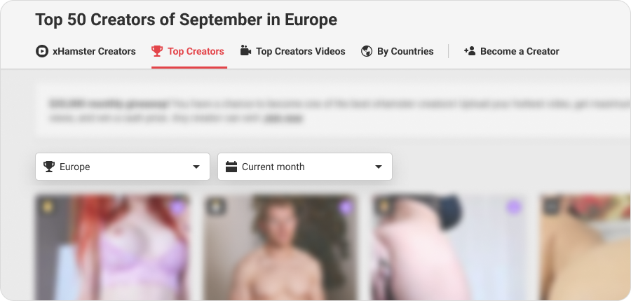 Example of september contest in Europe